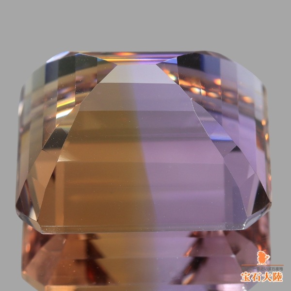 天然アメトリン 35.38ct 【濃厚ゴールド&ラベンダー】 ボリビア 日独ソ付
