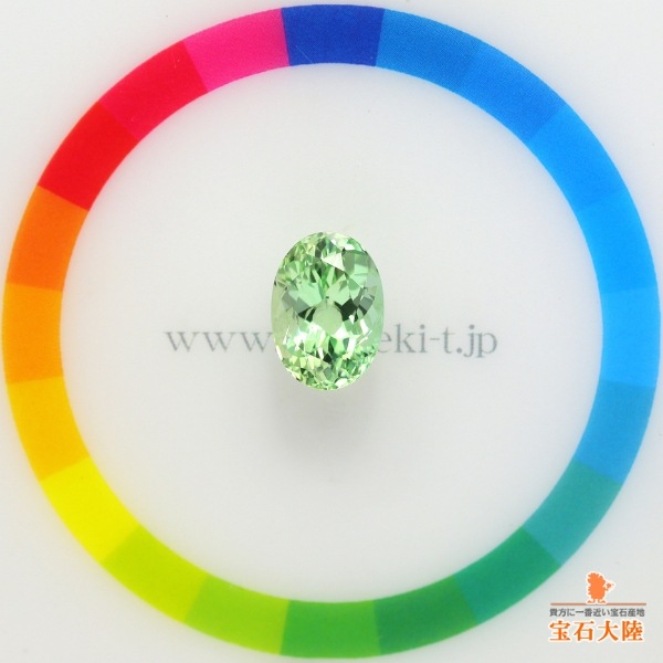 天然コーネルピン 4.10ct 【美発色ミントグリーン】ジェム品質