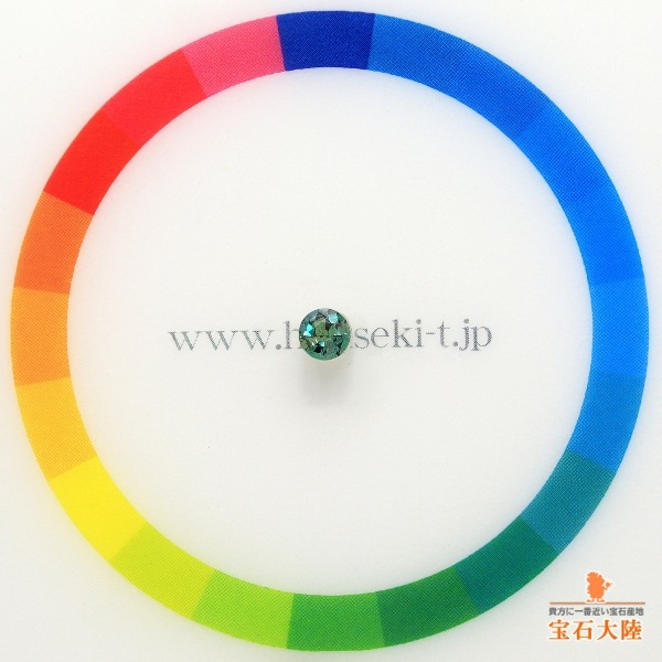 天然アレキサンドライト 0.25ct 【激変ラウンド】 ブラジル