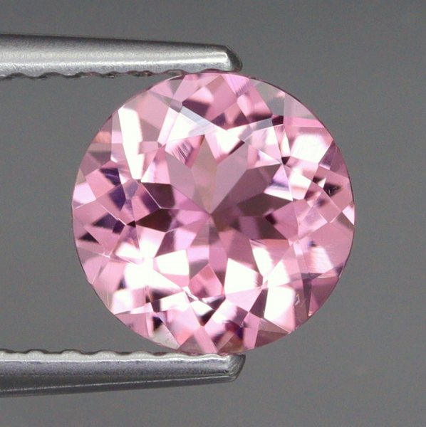 天然トルマリン 1.09ct 【ピュアピンク】 ラウンド