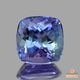 天然ゾイサイト 0.72ct 【マルチブルー】 クッション