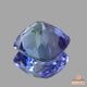 天然ゾイサイト 0.72ct 【マルチブルー】 クッション
