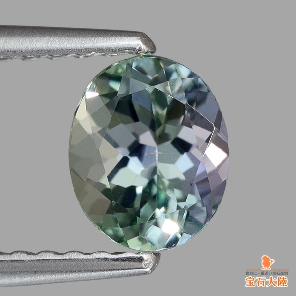 天然ゾイサイト 0.70ct 【マルチカラー】 タンザニア