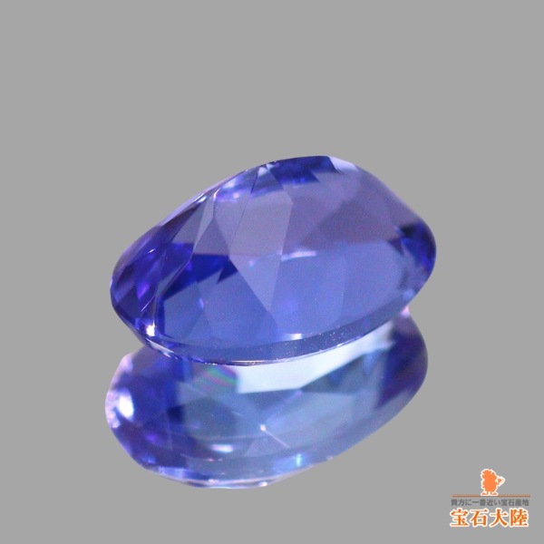 ★超大粒！虹入りジュエリークラスタンザナイト12ミリビーズR(SA+ クリア) 天然タンザナイト 0.72ct【パープリッシュブルー】タンザニア