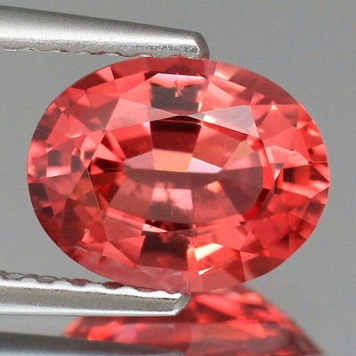 天然スピネル 1.27ct 【オレンジレッド】 ミャンマー