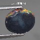 0.98ct天然ブラックオパール【オレンジレッド遊色】