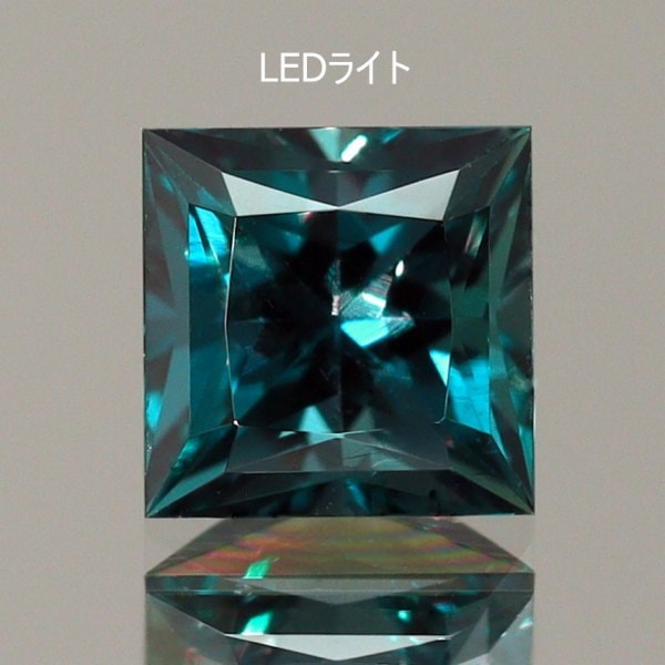 天然アレキサンドライト 0.40ct 【プリンセスカット】 ブラジル