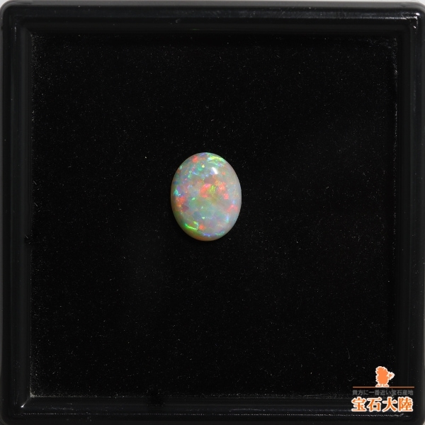 天然ホワイトオパール 1.81ct 【マルチ遊色】 クーパーペディ