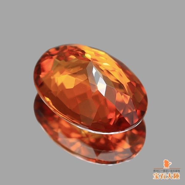 天然スペサルティンガーネット 0.99ct 【濃オレンジ】