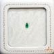 天然エメラルド 0.14ct 【美発色・ノンオイル】 ロシア GIA鑑別