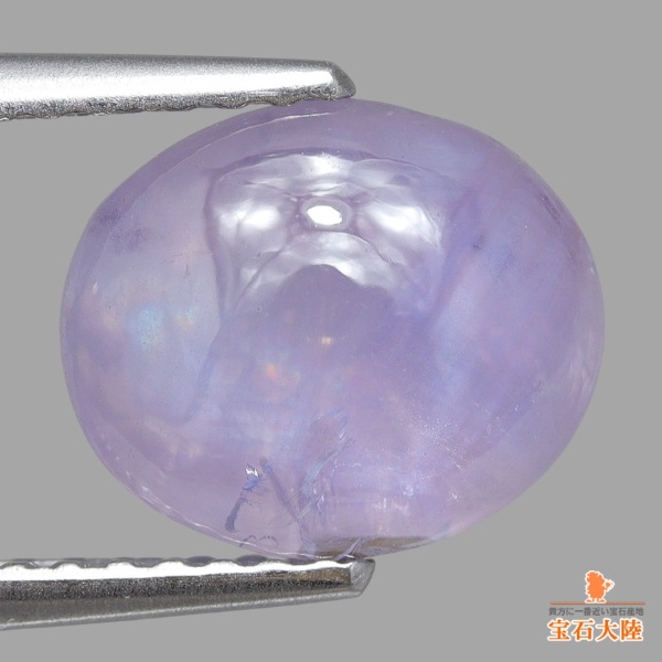天然サファイア 4.16ct 【六条スター】ラベンダー スリランカ