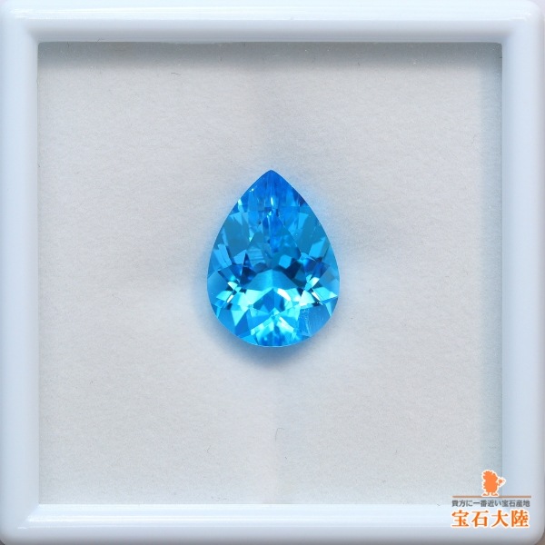 天然トパーズ 8.53ct【鮮やかスイスブルー】ブラジル