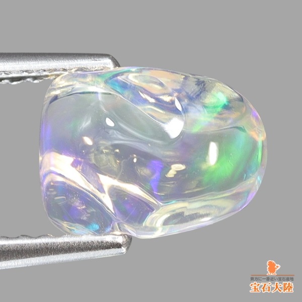 天然ウォーターオパール 1.60ct 【瑞々しいバロック】メキシコ