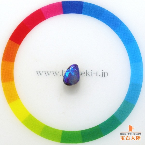 ❤❤〚ボルダーオパール 〛 　　流れるオーロラ ✨✨ 天然ボルダーオパール 1.11ct 【ブルー遊色】オーストラリア