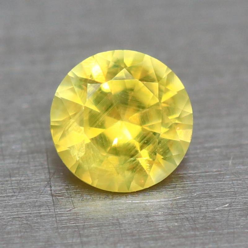 天然サファイア 0.22ct 【モンタナ】 シルキーイエロー