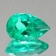天然エメラルド 0.43ｃt【コロンビア】ペアシェイプカット