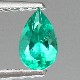 天然エメラルド 0.43ｃt【コロンビア】ペアシェイプカット