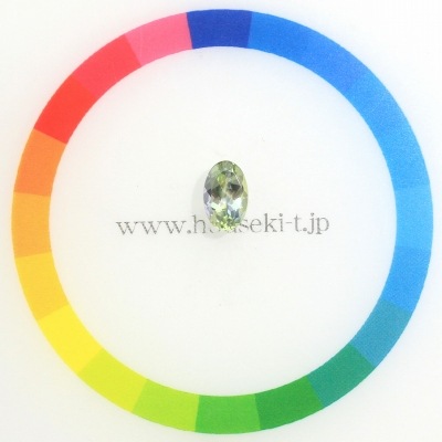 天然ゾイサイト 0.98ct 【タンザナイト】 グリーンマルチ