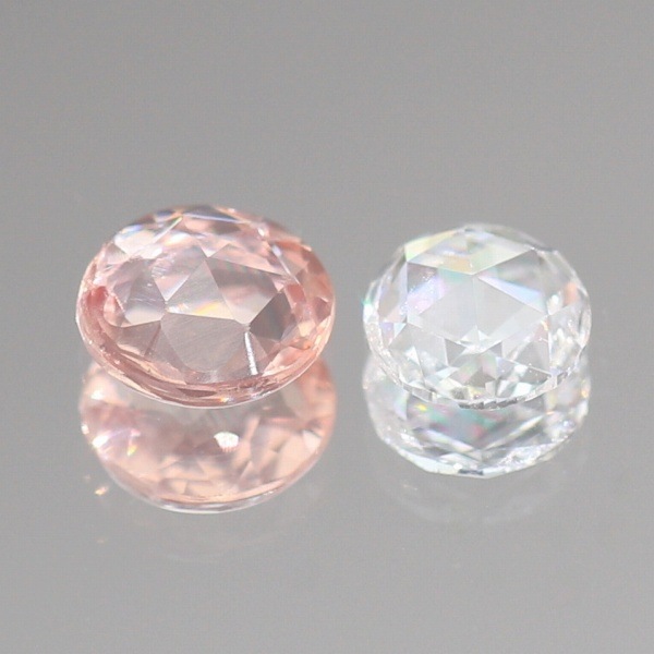 天然ダイヤモンド&サファイア 0.13ct/0.26ct 【ローズカットセット】