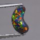 天然ブラックオパール 0.73ct 【レッド美遊色】 　　