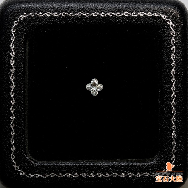 天然ダイヤモンド 0.33ct 【リリィカット】D VS2 GIA鑑定付　※オーダー限定