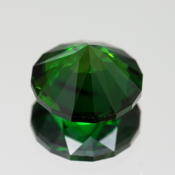 天然クロムトルマリン 0.82ct 【濃厚グリーン】 カスタムカット