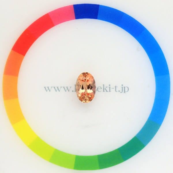 天然インペリアルトパーズ 1.48ct 【シェリーカラー】 ブラジル