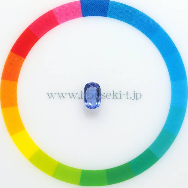 天然ハックマナイト 0.38ct 【ブルー】 アフガニスタン