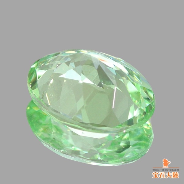 天然ミントガーネット 1.12ct 【煌めく美発色】 メレラニ・UVタイプ