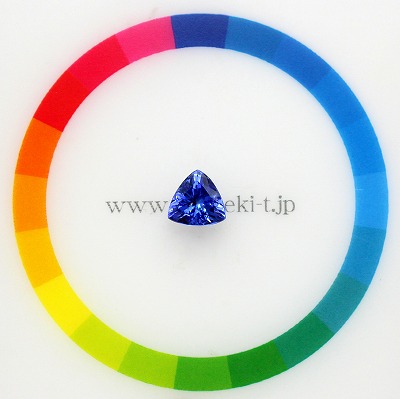 1.23ct天然タンザナイト【美濃色】トリリアント