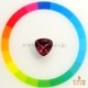 天然ロードライトガーネット 4.16ct 【ディープローズ】トリリアントカット