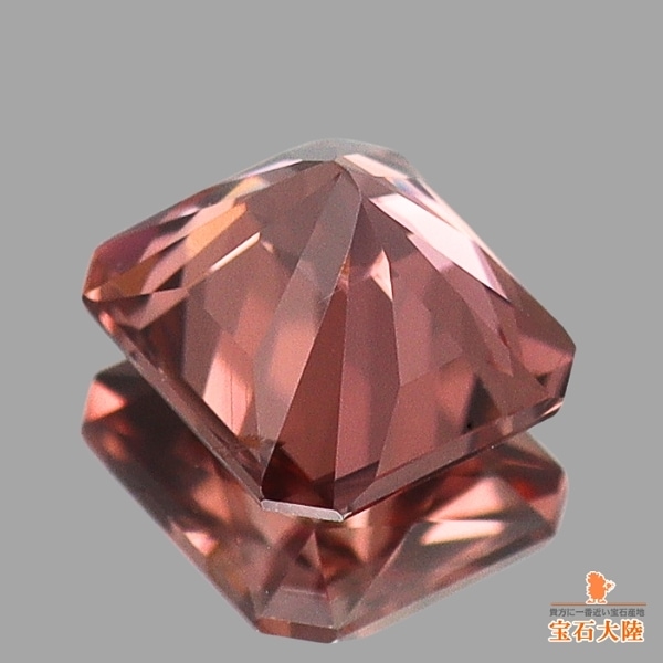 天然ジルコン 1.19ct 【ピンキッシュブラウン】スリランカ