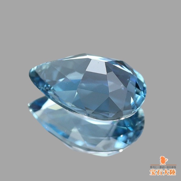 天然アクアマリン 0.50ct 【非加熱 サンタマリア・アフリカーナ】モザンビーク