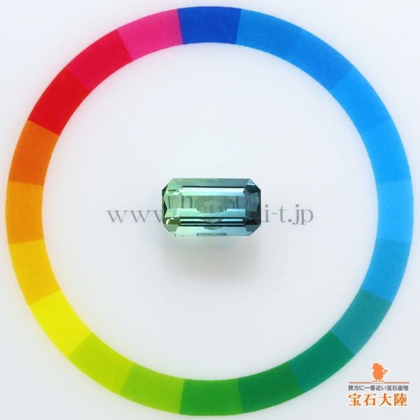 天然バイカラートルマリン 3.52ct 【極上グラデーション】アフガニスタン