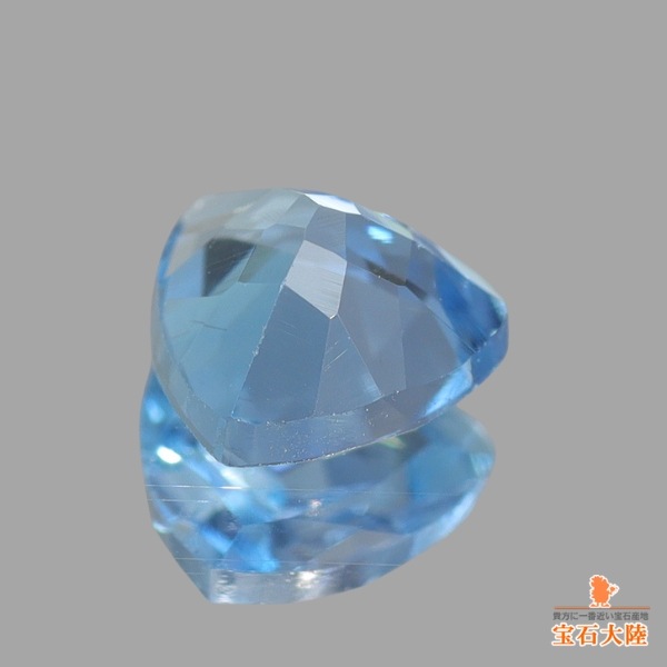 なんかドゥリドゥリのアクアマリンたん！ タトゥーアクアマリン 0.15ct トリリアントカット 3.6mm×3.6mm