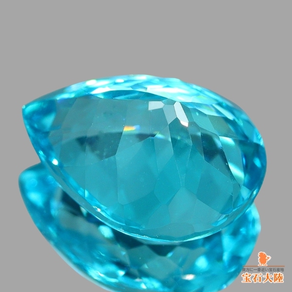 天然アパタイト 2.53ct 【美発色ネオンブルー】 マダガスカル
