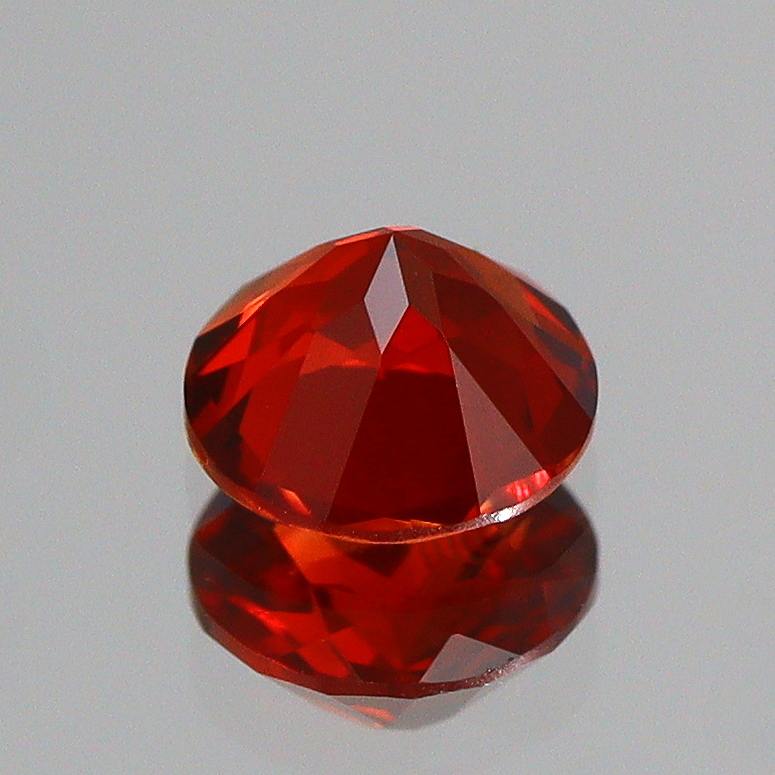 天然アンデシン 0.22ct 【オレンジッシュレッド】 ラウンド