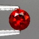 天然アンデシン 0.22ct 【オレンジッシュレッド】 ラウンド