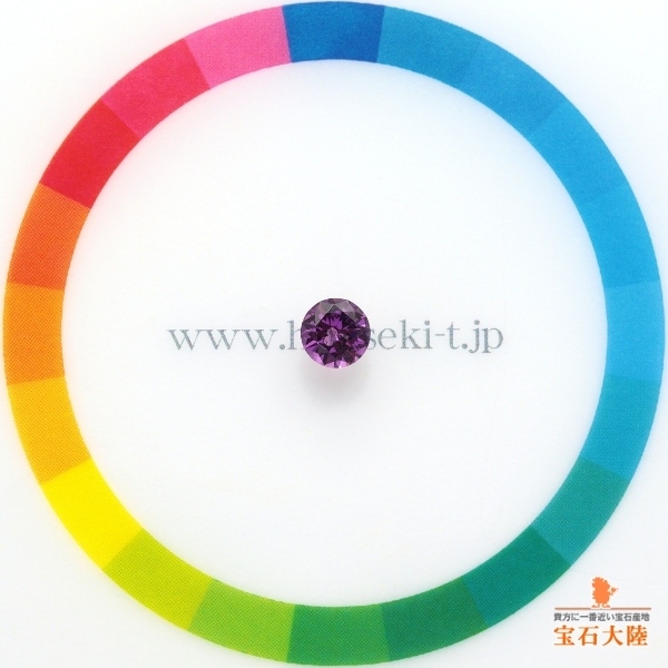 天然ロードライトガーネット 0.55ct 【高貴な紫】 美色 ダイヤカット 天然ロードライトガーネット 0.55ct 【高貴な紫】 美色 ダイヤカット