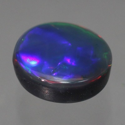 天然ブラックオパール 1.32ct【ローリングフラッシュ】ネオンレッド