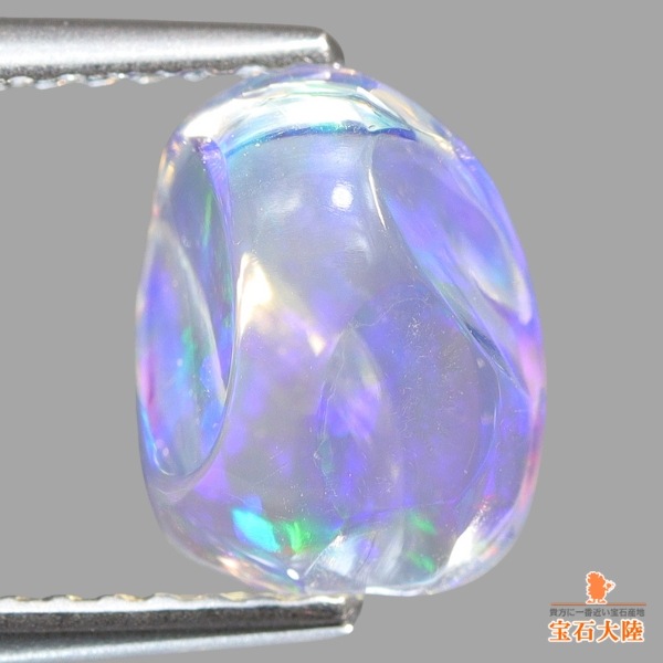 天然ウォーターオパール 1.80ct 【瑞々しいバロック】メキシコ