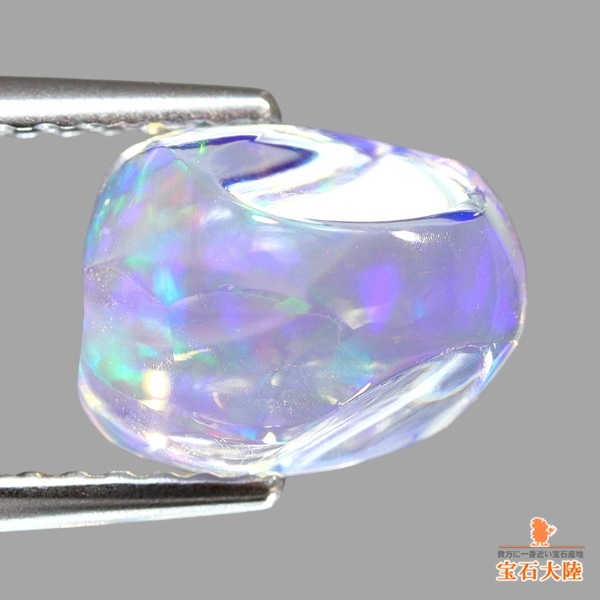 天然ウォーターオパール 1.80ct 【瑞々しいバロック】メキシコ