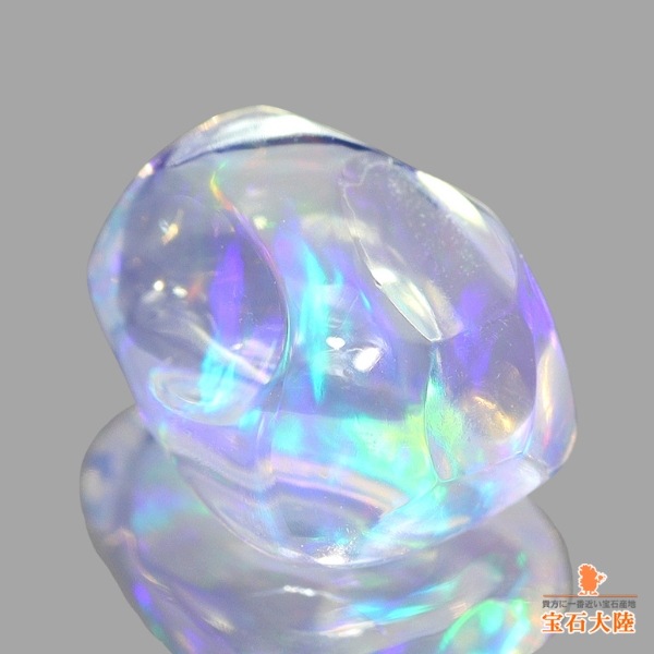 天然ウォーターオパール 1.80ct 【瑞々しいバロック】メキシコ