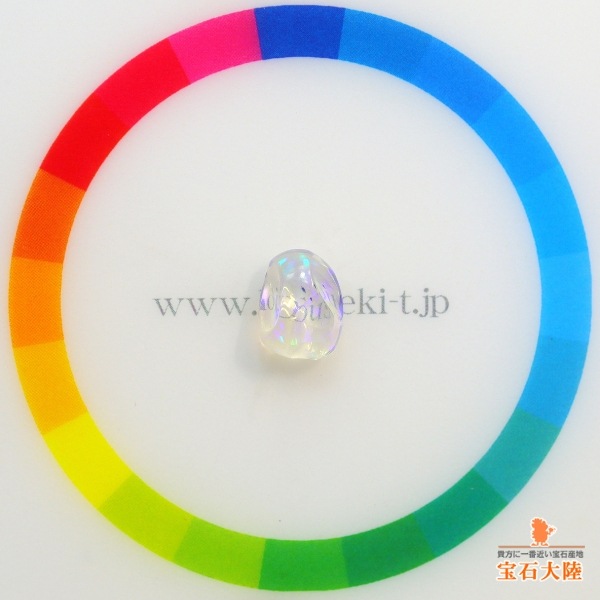 天然ウォーターオパール 1.80ct 【瑞々しいバロック】メキシコ