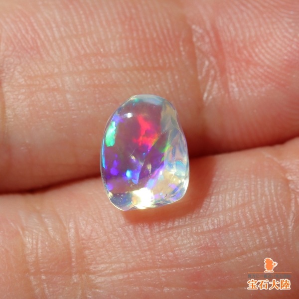 天然ウォーターオパール 1.80ct 【瑞々しいバロック】メキシコ