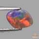 天然ブラックオパール 0.48ct 【情熱的な赤斑】