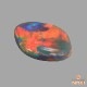 天然ブラックオパール 0.48ct 【情熱的な赤斑】