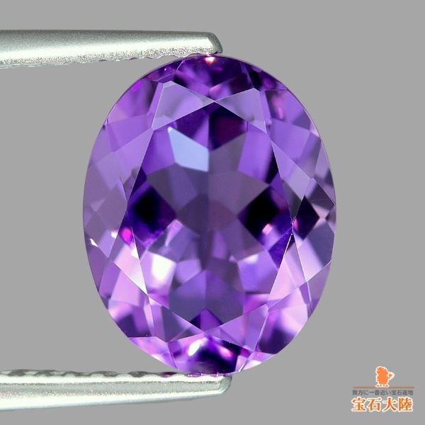 天然アメシスト 10×8mm  【オーバル】