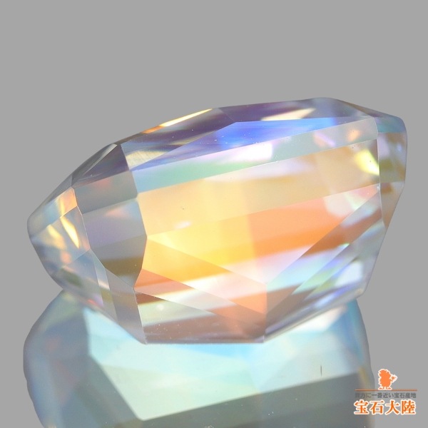 レインボーシラーにレインボー入り!?★アンデシンラブラドライト★オーダー受付中 天然アンデシンラブラドライト 4.56ct 【レインボーシラー】 美