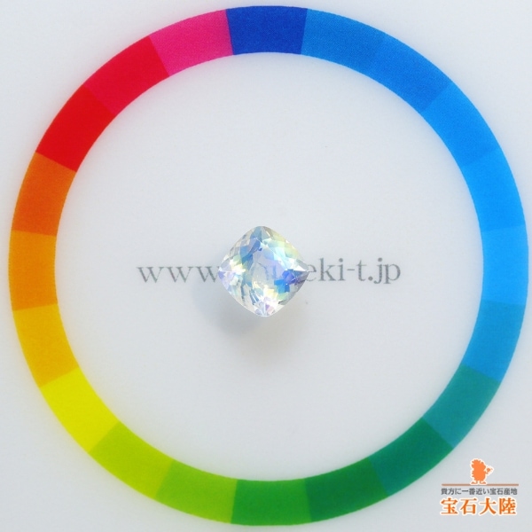 天然アンデシンラブラドライト 1.38ct 【ブルーレインボー